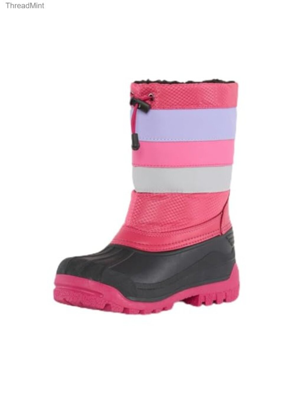Girls' Patrol Winter Snow Boot Mid-Calf Waterproof Rubber
